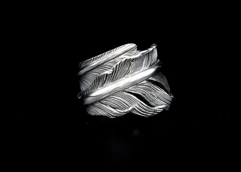 FR3:Wide Feather Ring