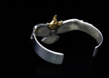 EB5:K18 Head Eagle Arabesque Bangle