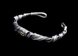 FB4-SC:Twist Feather Bangle/K18 Sun Crest