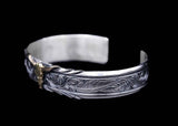 BD12-B:Arabesque Feather Bangle/Bull