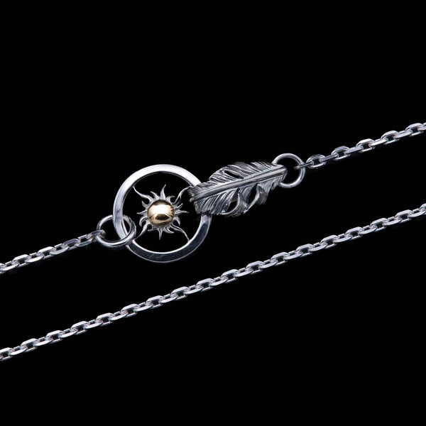 CHAIN & LEATHER STRAP – ホリゾンブルー