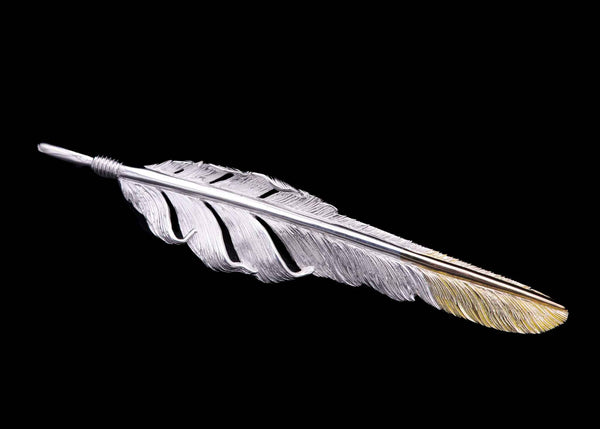 F101:Point Gold 8cm Kazakiri Feather