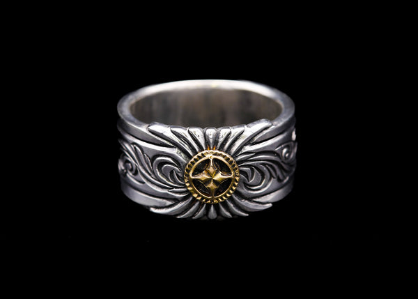 RD14:Sun Crest Wave Ring