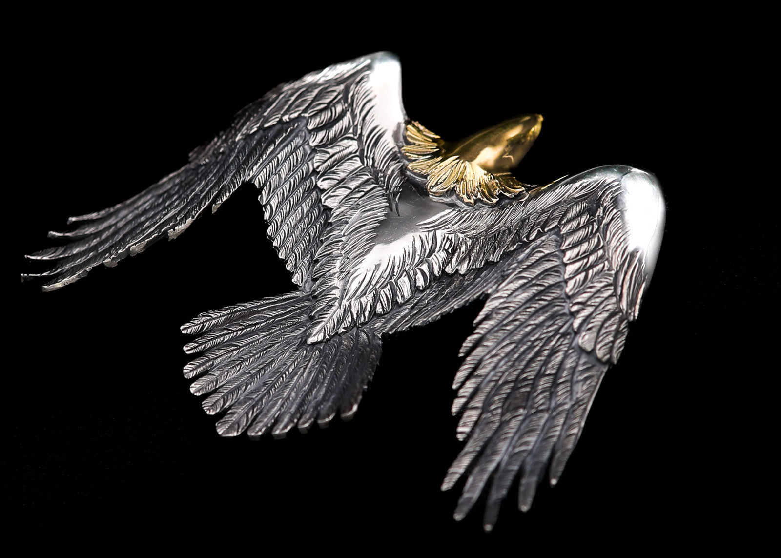 E7:K18 Head Rising Eagle｜Horizon Blue Jewelry – ホリゾンブルー