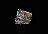 RD21-K10:K10 Wide Sun Arabesque Ring/SV Sun
