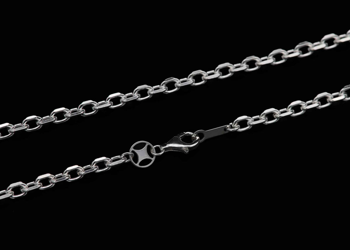 CHAIN & LEATHER STRAP – ホリゾンブルー