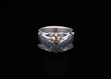 ER3:Sunrise Wide Band Ring/3cm Eagle