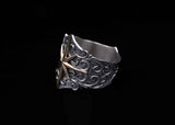 RD22:Wide Sun Arabesque Ring/K18 Sun