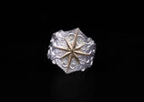 RD22:Wide Sun Arabesque Ring/K18 Sun