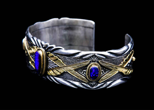 Z-CUSTOM:CUSTOM STONE BANGLE/OPAL