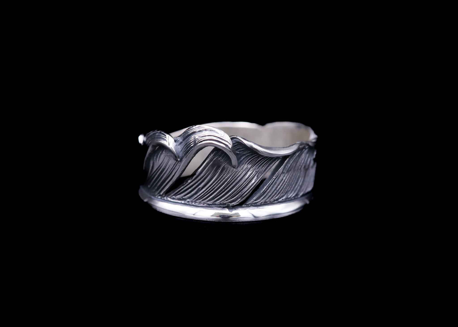 春のコレクション FR1:Half Feather Ring｜Horizon Blue Jewelry – ホリゾンブルー 個人装備