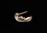 PD6-K18:K18 Arabesque Hoop Pierce Left