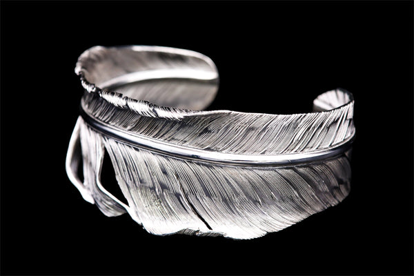 FB2:Wide Feather Bangle