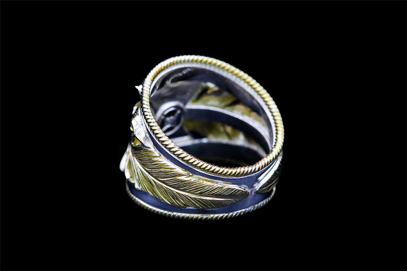 RD3:K18 Sun Feather Ring｜Horizon Blue jewelry – ホリゾンブルー