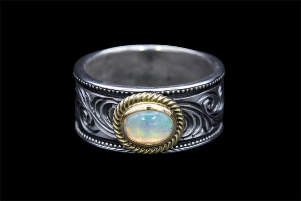 RD10-O:Arabesque Opal Ring