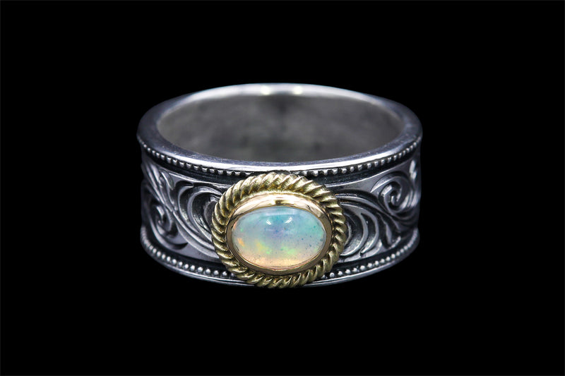 RD10:Arabesque Opal Ring